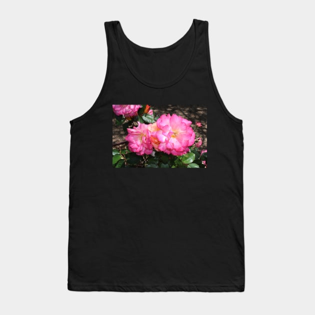 Pink Rose Tank Top by Battlefoxx Living Earth